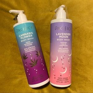 🆕 PACIFICA CANNABIS FLOWER & LAVENDER MOON BODY WASH SET